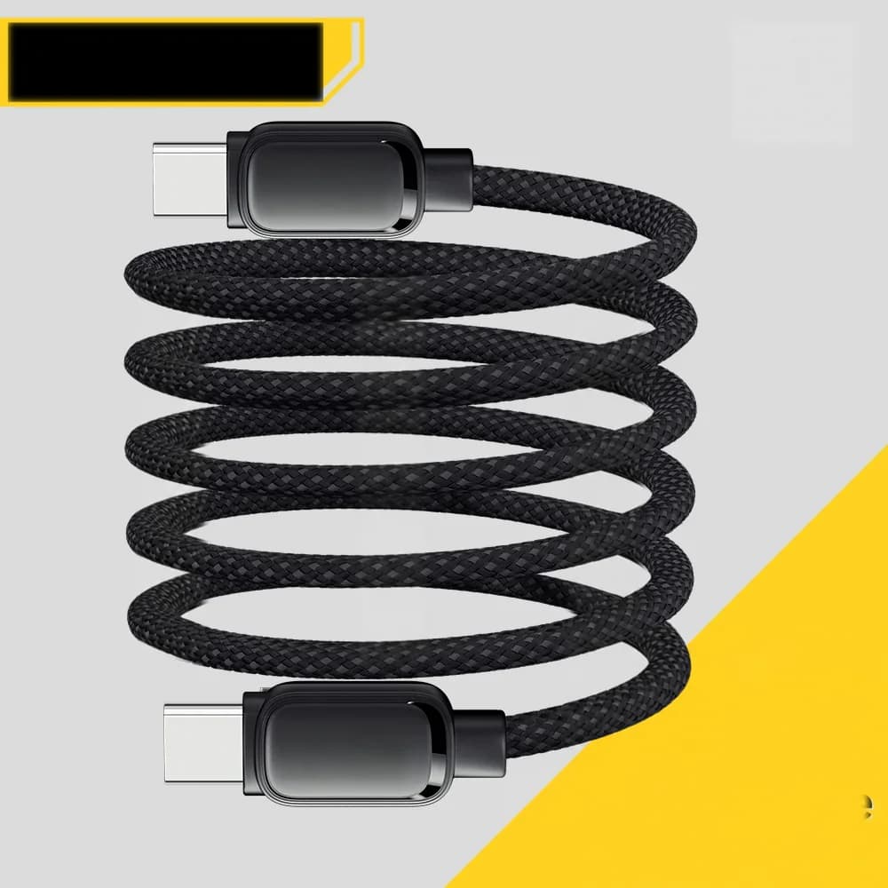 100W magnetiline kokkupandav USB-C kuni USB-C kaabel