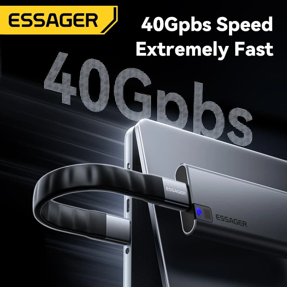 USB 4.0 Type-C kaabel, 240W PD, 8K video
