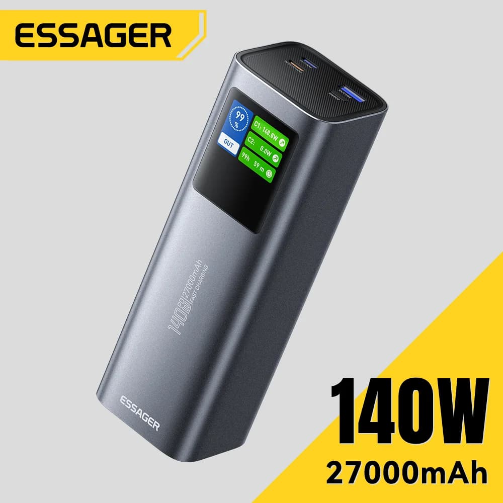 27000mAh Power Bank, 140W PD 3.1 kiirlaadimine