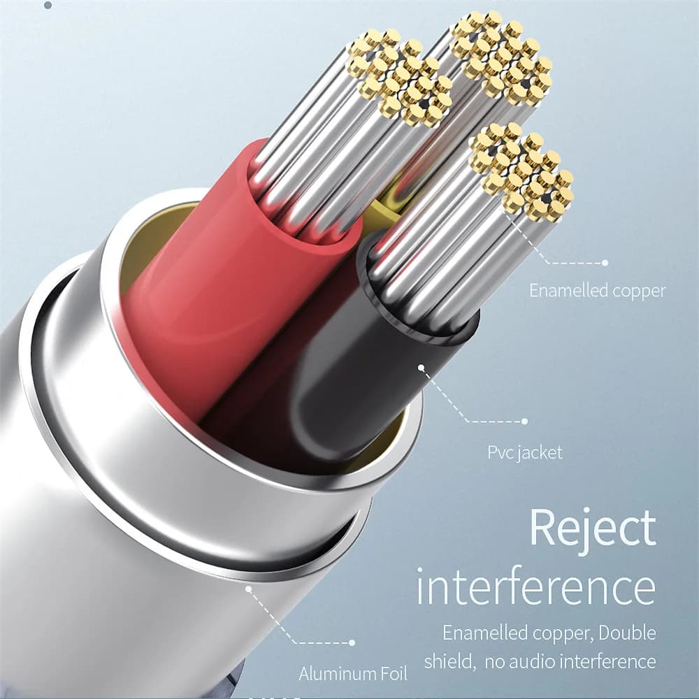 3.5mm isane-isane stereokõrvaklappide kaabel