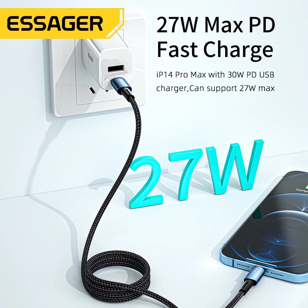 20W USB-C – Lightning kiirlaadimiskaabel