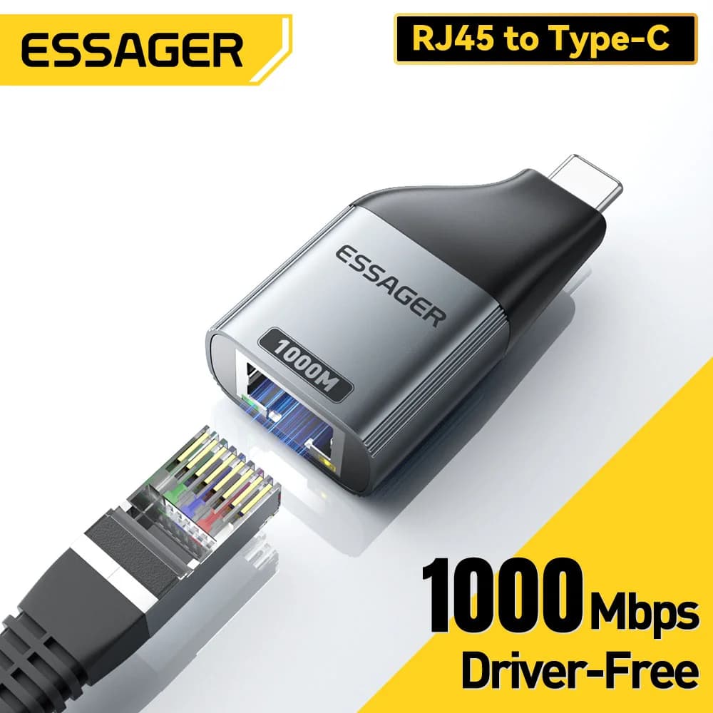 USB-C Gigabit Ethernet RJ45 adapter