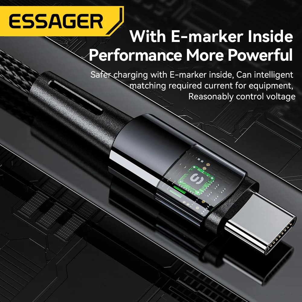 240W ülikiire USB-C andmesidekaabel 6A