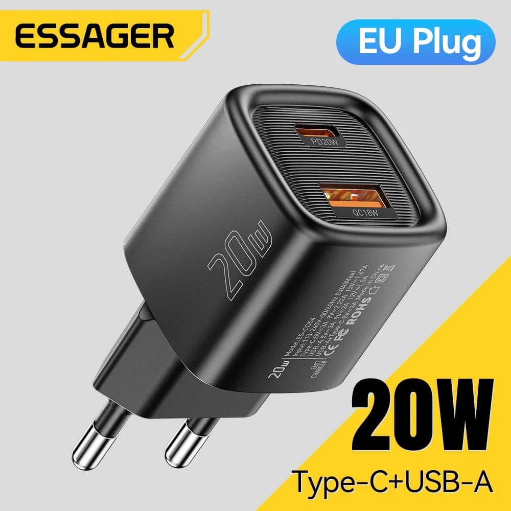 20W USB-C PD kiirlaadija