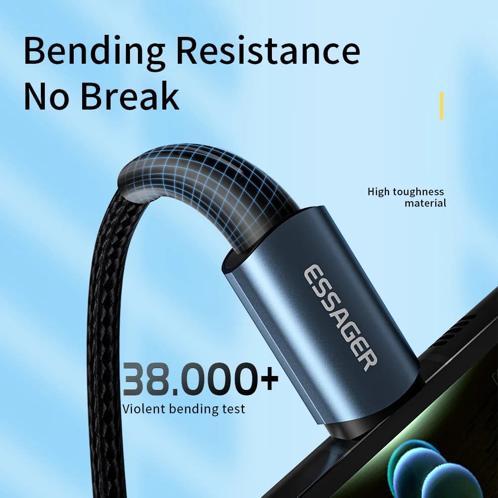 100W USB-C PD kiirlaadimiskaabel