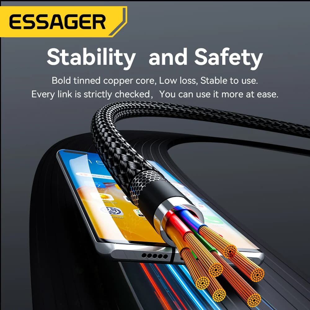 240W 90-kraadise nurgaga USB-C kuni USB-C kaabel