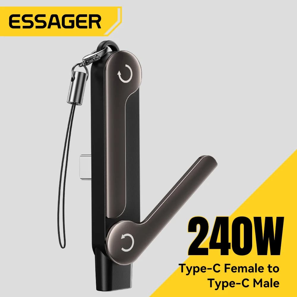 240W USB-C OTG adapter alusega