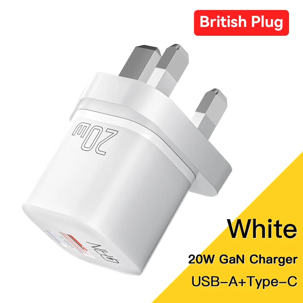 20W GaN USB-C PD kiirlaadija