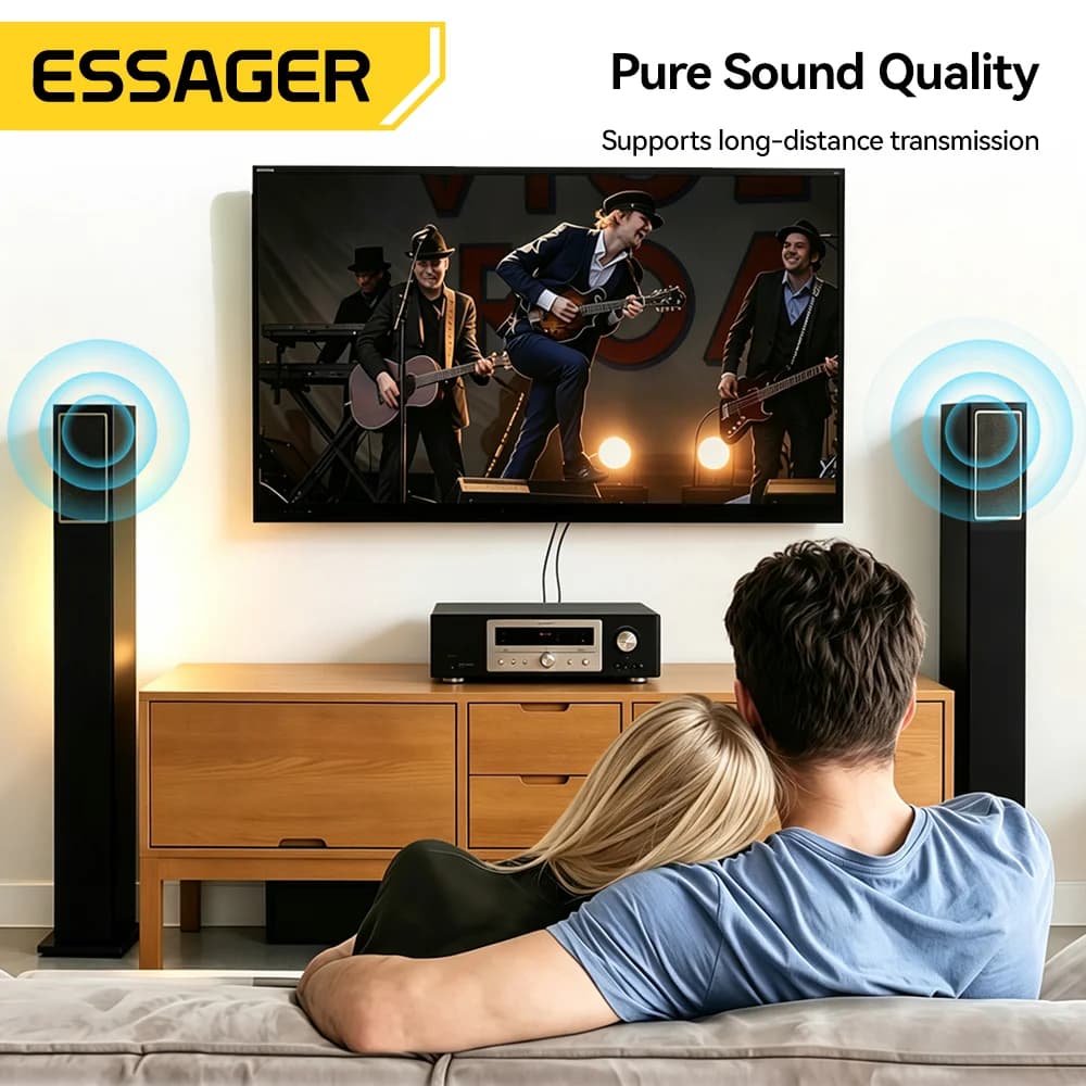 3.5mm kahe RCA pesaga helijaotuskabel