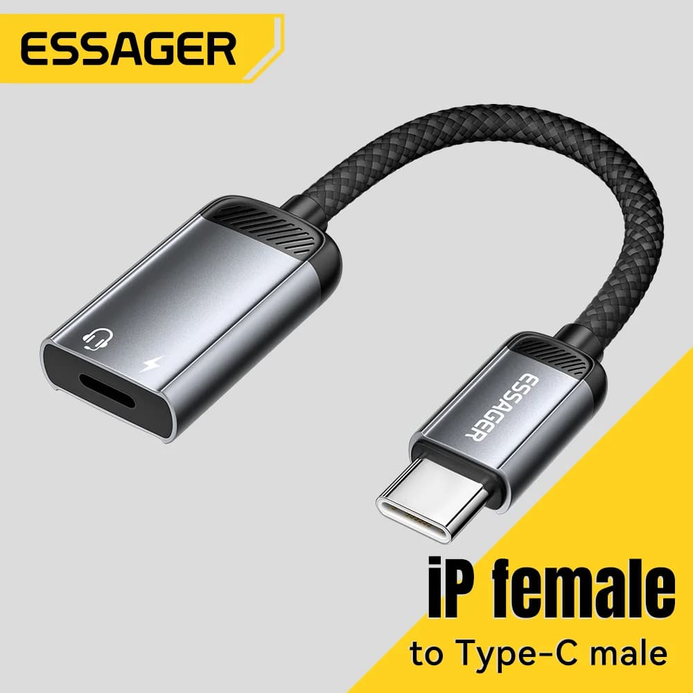 USB-C emane Lightnig isase OTG heliadapter