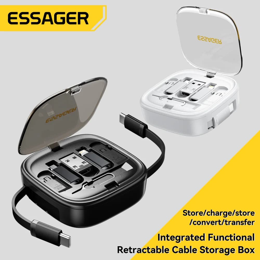 60W mitmeotstarbeline USB-C kaablisett pinide hoiukastiga