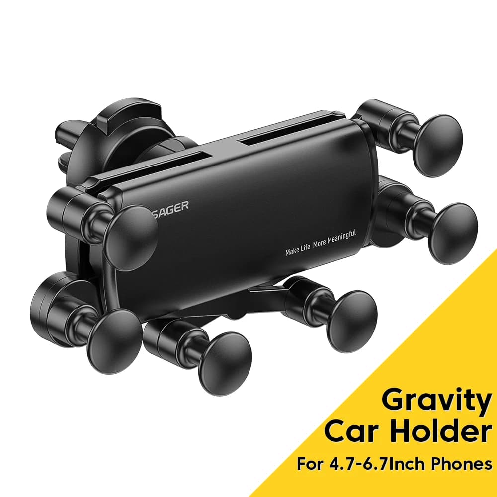Gravitatsiooniga auto ventilatsiooniava telefonihoidja